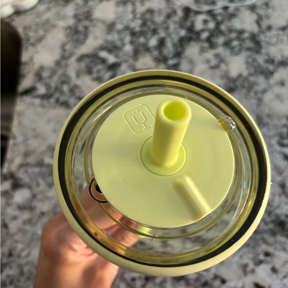 BrüMate Yellow Insulated Travel Mug with Handle